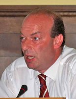 Bild: Landrat Joachim Claus (CDU): Pl&auml;dierte f&uuml;r einen beschlossenen Haushalt