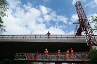 Bild: Helme-Br&uuml;cke bei Sundhausen wurde heute kontrolliert