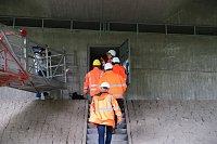 Bild: Helme-Br&uuml;cke bei Sundhausen wurde heute kontrolliert