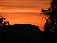 Bild: Abendrot, aufgenommen von der Stadtmauer