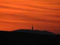 Bild: Abendrot, aufgenommen von der Stadtmauer
