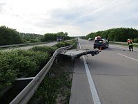 Bild: Crash auf der Autobahn A 38
