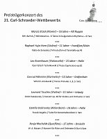 Beim Carl Schroeder Wettbewerb erfolgreich Bild: Beim Carl Schroeder Wettbewerb erfolgreich