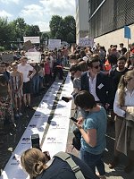 50 Demonstranten kamen aus dem Landkreis Nordhausen Bild: 50 Demonstranten kamen aus dem Landkreis Nordhausen