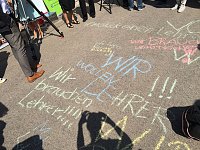 50 Demonstranten kamen aus dem Landkreis Nordhausen Bild: 50 Demonstranten kamen aus dem Landkreis Nordhausen