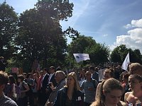 50 Demonstranten kamen aus dem Landkreis Nordhausen Bild: 50 Demonstranten kamen aus dem Landkreis Nordhausen