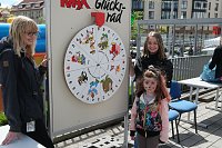 Bild: Knax-Kinderfest auf dem Parkplatz der Kreissparkasse