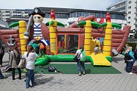 Bild: Knax-Kinderfest auf dem Parkplatz der Kreissparkasse