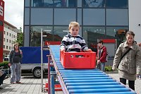 Bild: Knax-Kinderfest auf dem Parkplatz der Kreissparkasse