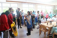 Rolandgruppe zu Besuch bei der Lebenshilfe Bild: Rolandgruppe zu Besuch bei der Lebenshilfe