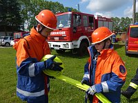 Bild: Hohnsteiner Jugendfeuerwehren im Pr&uuml;fungsstress