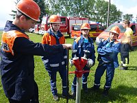 Bild: Hohnsteiner Jugendfeuerwehren im Pr&uuml;fungsstress