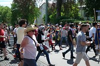 Bild: Festumzug zum 1090. Geburtstag der Rolandstadt