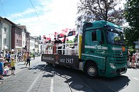 Bild: Festumzug zum 1090. Geburtstag der Rolandstadt