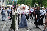 Bild: Festumzug zum 1090. Geburtstag der Rolandstadt