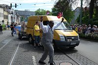Bild: Festumzug zum 1090. Geburtstag der Rolandstadt