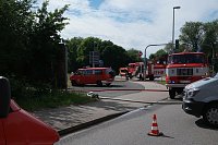 Brand in einem alten Lager Bild: Brand in einem alten Lager