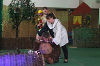 Bild: Peter und der Wolf in der Inszenierung der Nordth&uuml;ringer Lebenshilfe