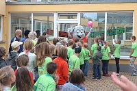 Bild: Die Kinder der Montessori-Grundschule konnte ihren Titel als schnellste Grundschule des Kreises verteidigen