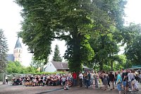 Bye, bye Oberstufe - den Beginn der Sanierung am Humboldt-Gymnasium wurde heute ausgiebig gefeiert Bild: Bye, bye Oberstufe - den Beginn der Sanierung am Humboldt-Gymnasium wurde heute ausgiebig gefeiert