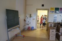 Bye, bye Oberstufe - den Beginn der Sanierung am Humboldt-Gymnasium wurde heute ausgiebig gefeiert Bild: Bye, bye Oberstufe - den Beginn der Sanierung am Humboldt-Gymnasium wurde heute ausgiebig gefeiert