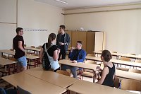 Bye, bye Oberstufe - den Beginn der Sanierung am Humboldt-Gymnasium wurde heute ausgiebig gefeiert Bild: Bye, bye Oberstufe - den Beginn der Sanierung am Humboldt-Gymnasium wurde heute ausgiebig gefeiert