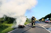 Motorradfahrer stirbt bei Unfall Bild: Motorradfahrer stirbt bei Unfall