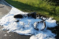 Motorradfahrer stirbt bei Unfall Bild: Motorradfahrer stirbt bei Unfall