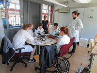 Bild: Dr. Stephanie Kowitz-Harms, Koordinatorin der MINT-Regionen, besuchte die Hochschule Nordhausen und die Kindertagesst&auml;tte Kleine Entdecker in Gro&szlig;wechsungen