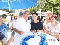MDR Claudia Look-Hirnschal "Du und Dein Garten"im Gespräch mit Werner Schumann vom KV Nordhausen Bild: MDR Claudia Look-Hirnschal "Du und Dein Garten"im Gespräch mit Werner Schumann vom KV Nordhausen