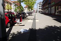 Parkbuchten in der Rautenstraße - seit langem ein Problem Bild: Parkbuchten in der Rautenstraße - seit langem ein Problem