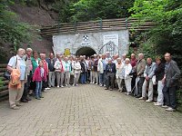 Viel los im Kupferschieferschaubergwerk Lange Wand Bild: Viel los im Kupferschieferschaubergwerk Lange Wand