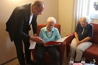 Bild: 100 Jahre in Nordhausen - Emmi Tittmann's Geburtstag wurde heute ordentlich gefeiert
