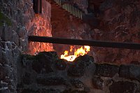 Burg in Flammen Bild: Burg in Flammen