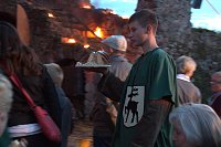 Burg in Flammen Bild: Burg in Flammen