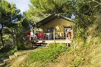 Lodgezelt XXL auf Camping Le Pianacce Bild: Lodgezelt XXL auf Camping Le Pianacce