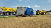 Unfall auf der B4 in Höhe Fuchsfarm Bild: Unfall auf der B4 in Höhe Fuchsfarm