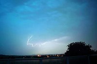 Unwetter über Bleicherode und von Schate in Richtung Werther Bild: Unwetter über Bleicherode und von Schate in Richtung Werther