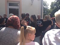 Privat-Party mit Haudegen Bild: Privat-Party mit Haudegen