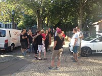 Privat-Party mit Haudegen Bild: Privat-Party mit Haudegen
