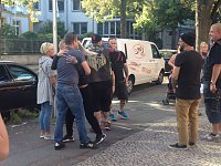 Privat-Party mit Haudegen Bild: Privat-Party mit Haudegen
