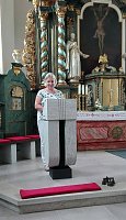Bild: 33 erwartungsvolle Mitglieder der Kirchengemeinde Blasii-Altendorf genossen letzte Woche einen gemeinsamen Ausflug in das Eichsfeld.
