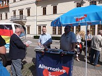 AfD-Wahlkampf in Sondershausen Bild: AfD-Wahlkampf in Sondershausen