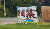 Abgerissen und zerstört Bild: Abgerissen und zerstört
