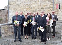 Beförderung bei der Nordthüringer Polizei: KPI Nordhausen mit der KPS Mühlhausen Bild: Beförderung bei der Nordthüringer Polizei: KPI Nordhausen mit der KPS Mühlhausen