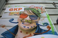 Bild: Kunst f&uuml;r alle! - beim diesj&auml;hrigen Kunstfest durfte man auch Wahlplakate verunstalten