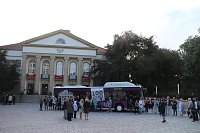 Ein Bus zum Geburtstag - Theater Nordhausen feiert 100. Jubiläum Bild: Ein Bus zum Geburtstag - Theater Nordhausen feiert 100. Jubiläum