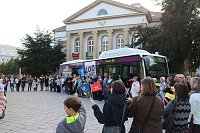 Ein Bus zum Geburtstag - Theater Nordhausen feiert 100. Jubiläum Bild: Ein Bus zum Geburtstag - Theater Nordhausen feiert 100. Jubiläum
