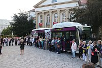 Ein Bus zum Geburtstag - Theater Nordhausen feiert 100. Jubiläum Bild: Ein Bus zum Geburtstag - Theater Nordhausen feiert 100. Jubiläum