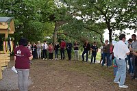 Bild: Am vergangenen Freitag konnten die Mitglieder des Heimat- und Kulturvereins S&uuml;lzhayn nach einj&auml;hriger Planungsphase am Steinkreuz in S&uuml;lzhayn eine Sitzbankgruppe mit herrlichem Ausblick feierlich einweihen. 